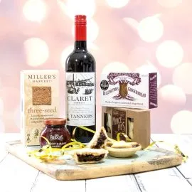 Corporate Shropshire Hamper Christmas Wine and Treats Gift