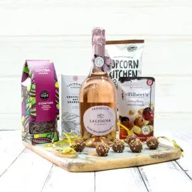 Corporate Hamper gift Shropshire UK with Prosecco