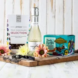 Corporate Hamper gift Shropshire UK with Prosecco