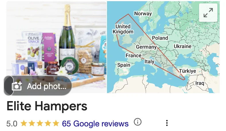 Google Reviews Elite Hampers UK 2026
